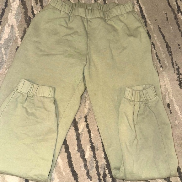 John Galt Sage Green Rosa Sweatpants O/S - Picture 7 of 16